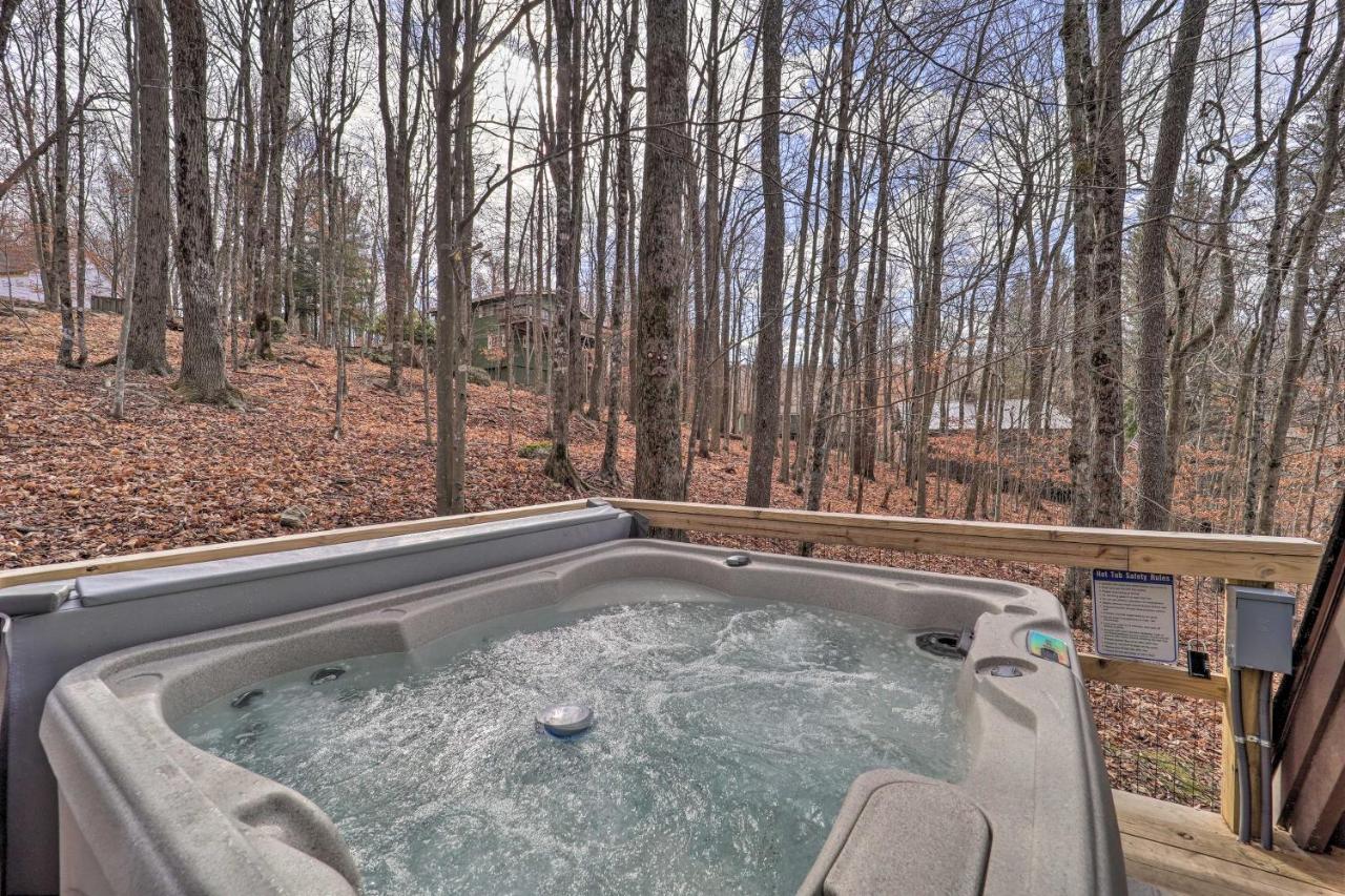 A-Frame Cabin With Hot Tub 1 Mi To Beech Mountain! Экстерьер фото