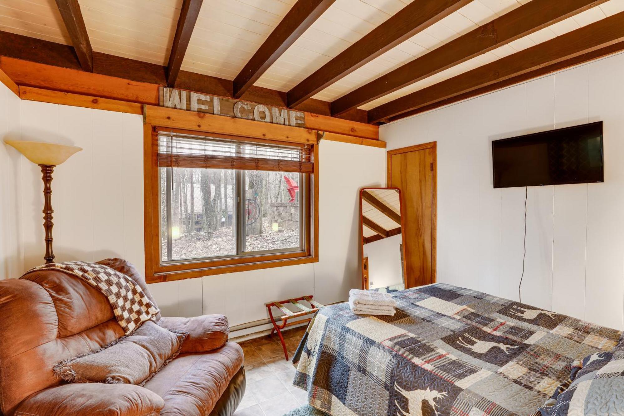 A-Frame Cabin With Hot Tub 1 Mi To Beech Mountain! Экстерьер фото
